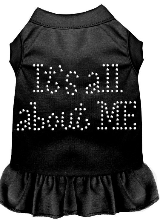 Rhinestone All About me Dress Black Med